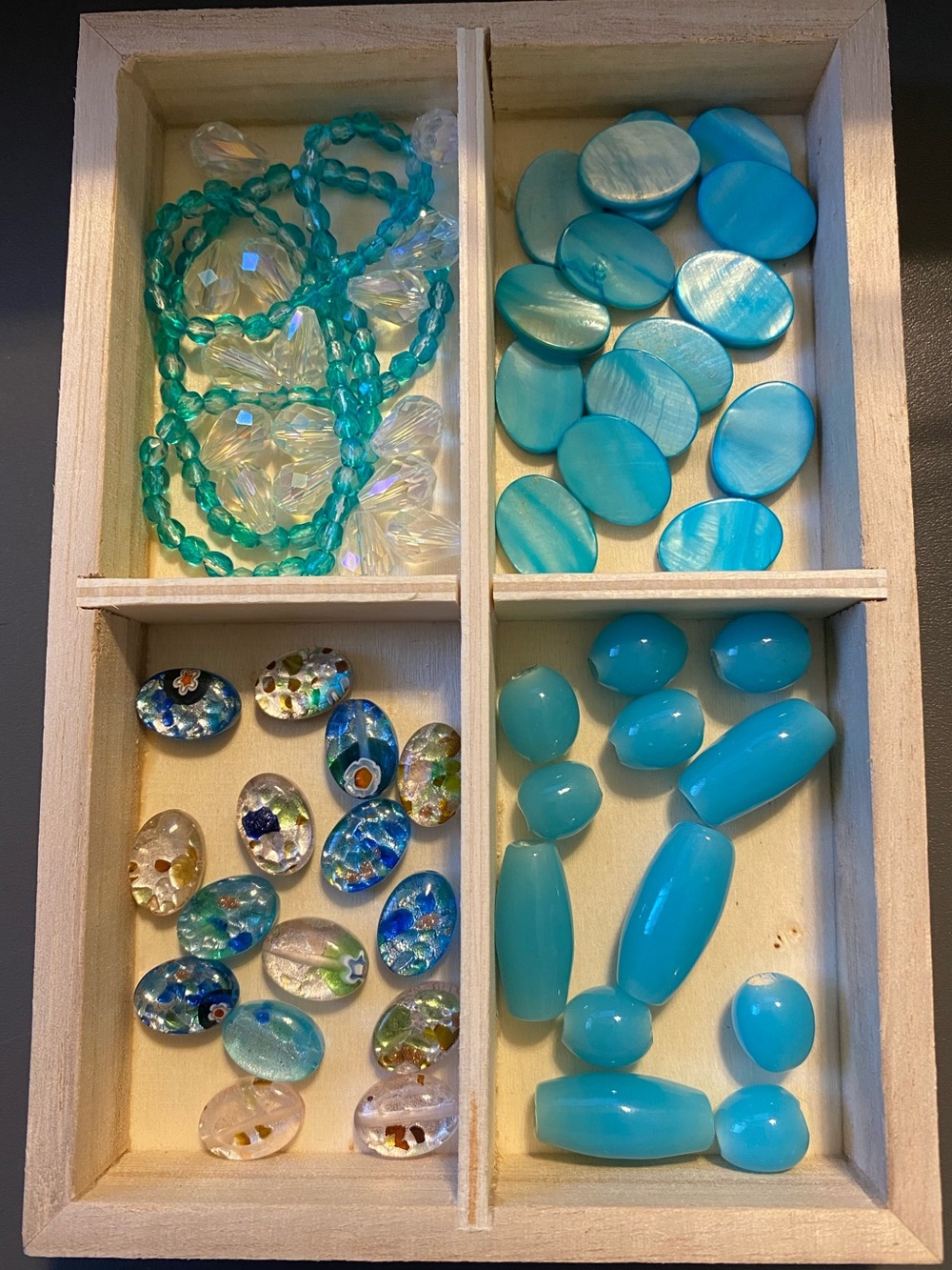 Bead Lot Natural Stone Beads Glass Beads Shell Bead Lot - Picture 4 of 12